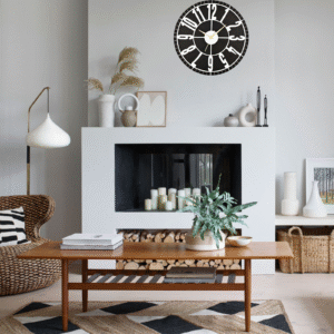 Wooden Silent Non-Ticking Wall Clock for Home Stylish Latest Designer Wall Clock for Home Living Room Bedroom Office Hall